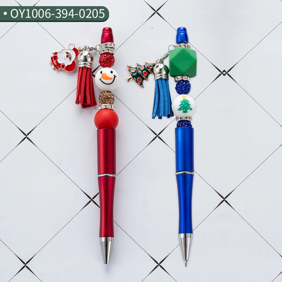 1 Piece 1 Set Santa Claus Class Learning School Christmas Plastic Casual Classic Style Ballpoint Pen