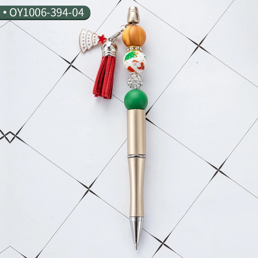 1 Piece 1 Set Santa Claus Class Learning School Christmas Plastic Casual Classic Style Ballpoint Pen