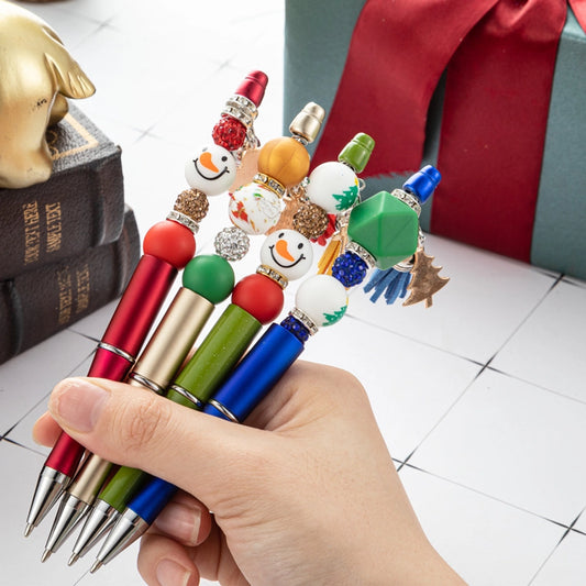 1 Piece 1 Set Santa Claus Class Learning School Christmas Plastic Casual Classic Style Ballpoint Pen