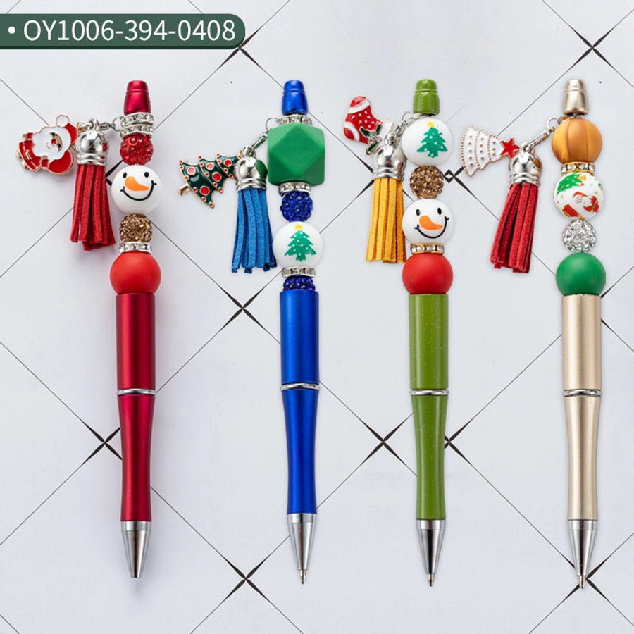 1 Piece 1 Set Santa Claus Class Learning School Christmas Plastic Casual Classic Style Ballpoint Pen