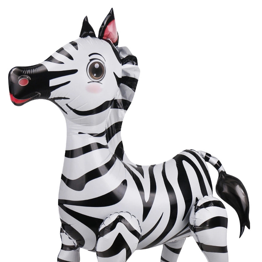 birthday zebra aluminum film party balloons